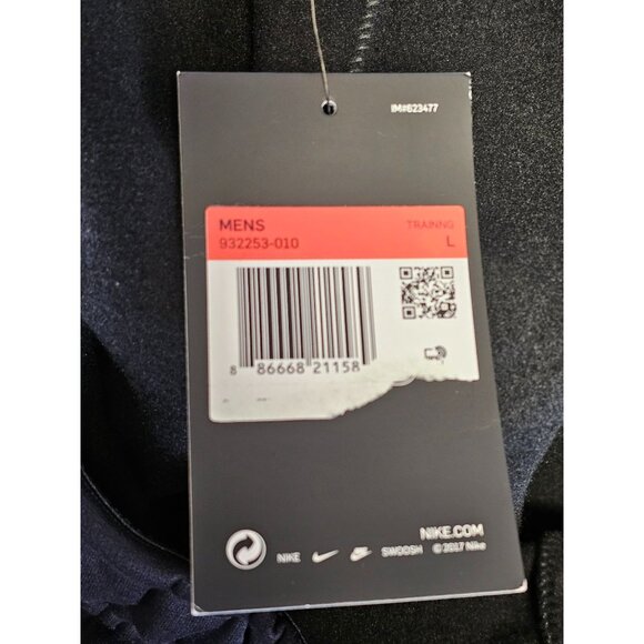 Nike Dri-Fit Standard Training Pants Size L Black - Picture 5 of 8